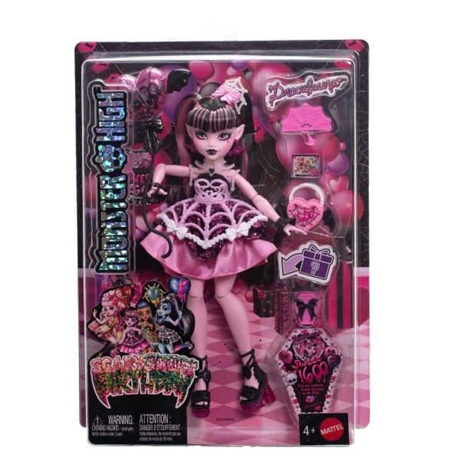 Monster High Havalı Doğum Günü Seri-Draculaura 