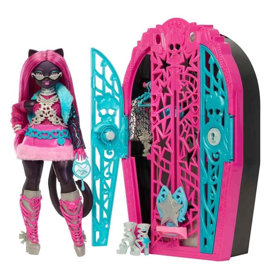 Monster High Gizemli Arkadaşlar/FRANKIE STEIN Catty Noir