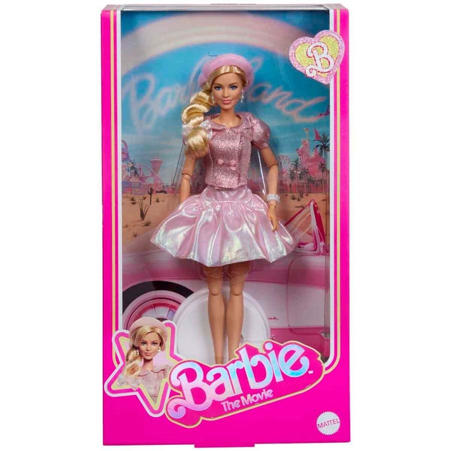 Barbie The Movie Pembe Bereli Barbie Bebek 