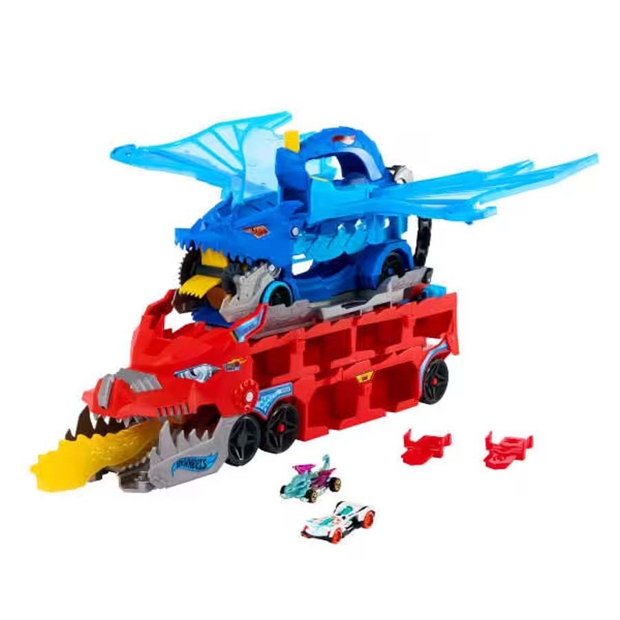 Hot Wheels Ultimate Çift Ejderha Taşıyıcı Dev Tır 