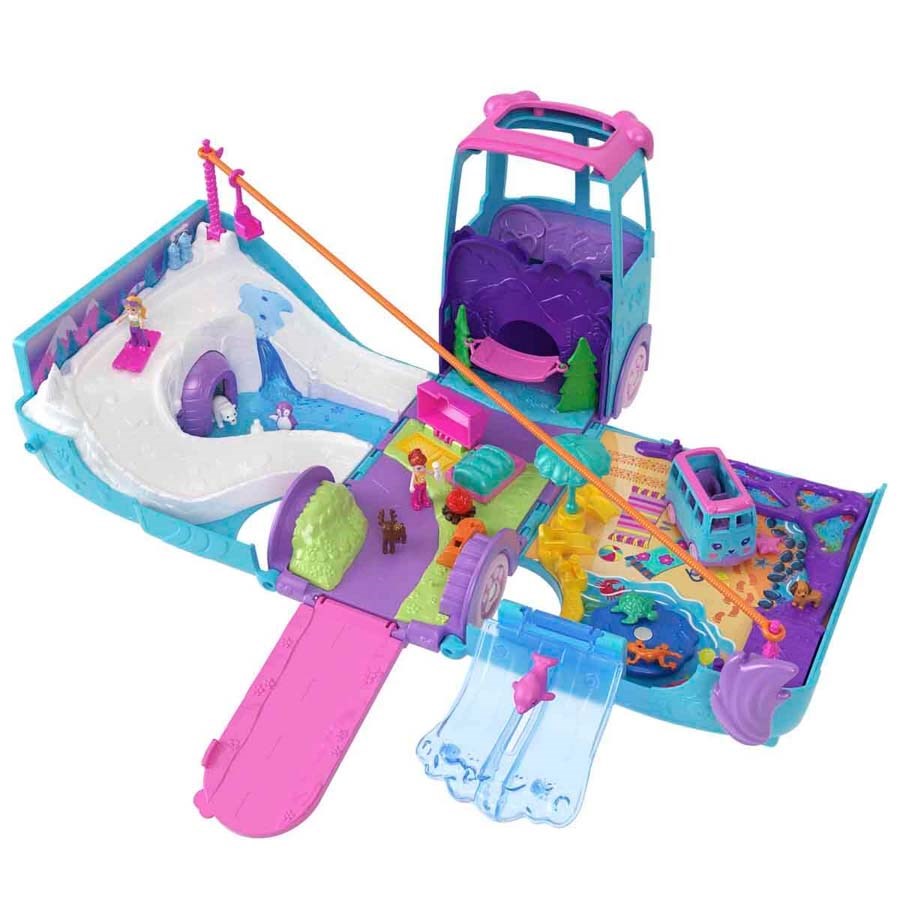 Polly Pocket Dönüşebilen Evcil Hayvan Karavanı 