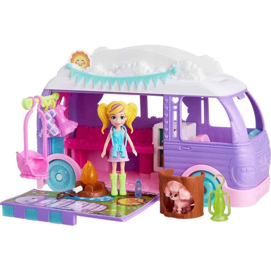 Polly Pocket Eğlenceli Karavan Oyun Seti 