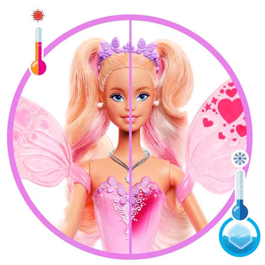 Barbie Renk Değiştiren Peri Kızı Bebeği-JCP76 