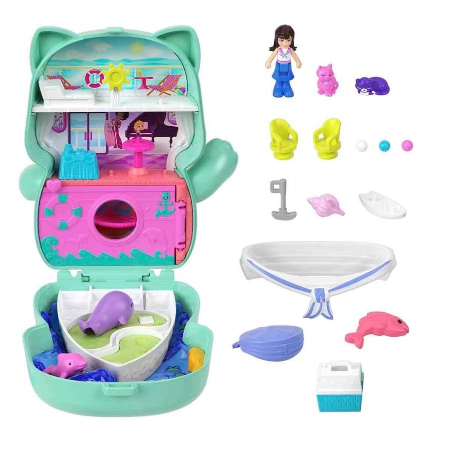 Polly Pocket Kedicik Yelkende Mikro Oyun Seti 