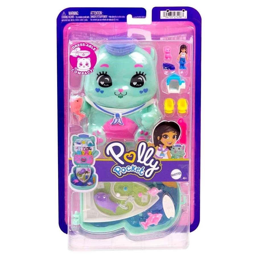 Polly Pocket Kedicik Yelkende Mikro Oyun Seti 