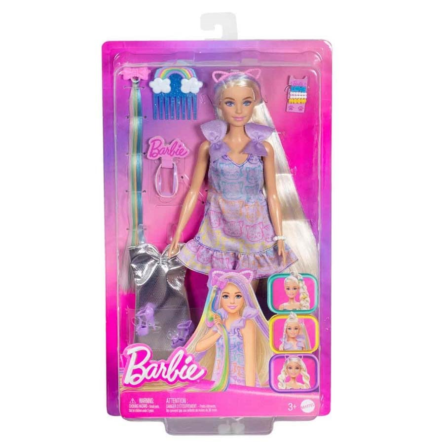 Barbie Upuzun Muhteşem Saçlı Saç Tasarım Seti 