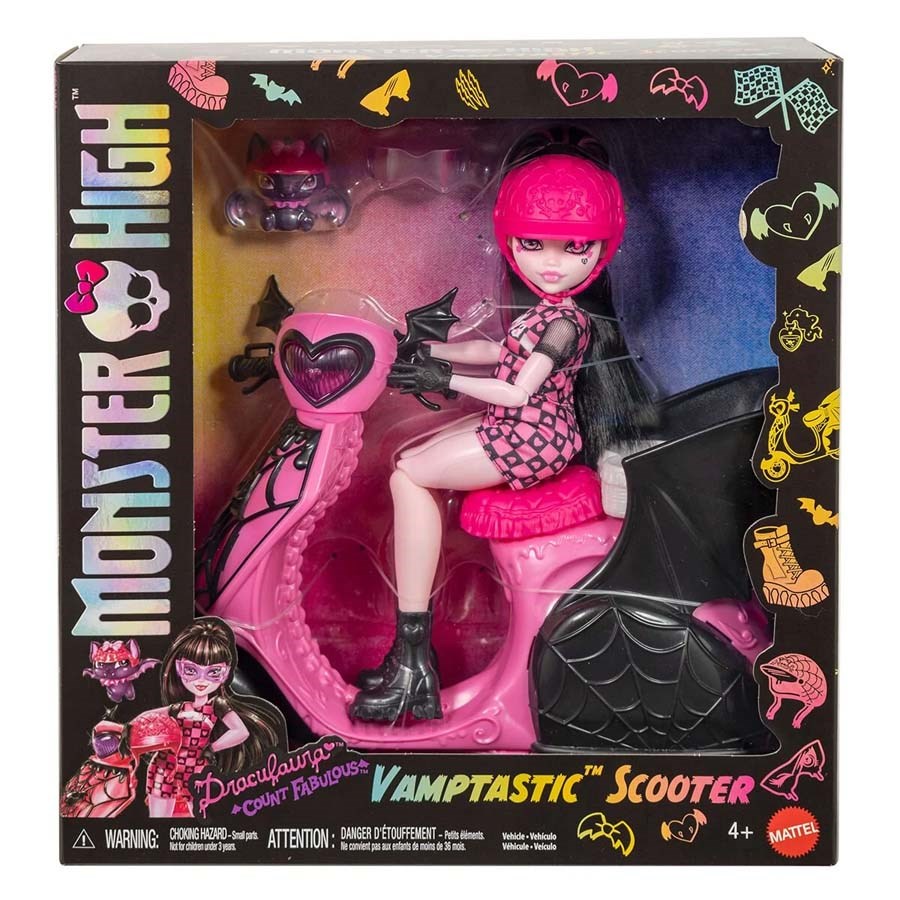 Monster High Vamptastic Scooter Draculaura 