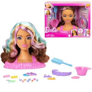 Barbie Saç Tasarımı Büstü Kahverengi Saçlı