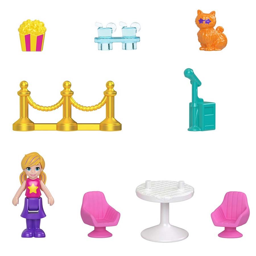 Polly Pocket Kedicik Sineması Mini Oyun Seti 