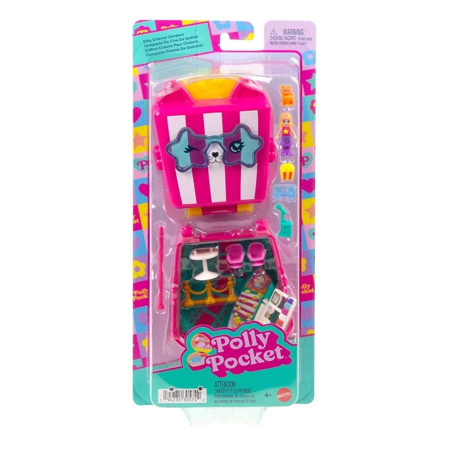 Polly Pocket Kedicik Sineması Mini Oyun Seti 