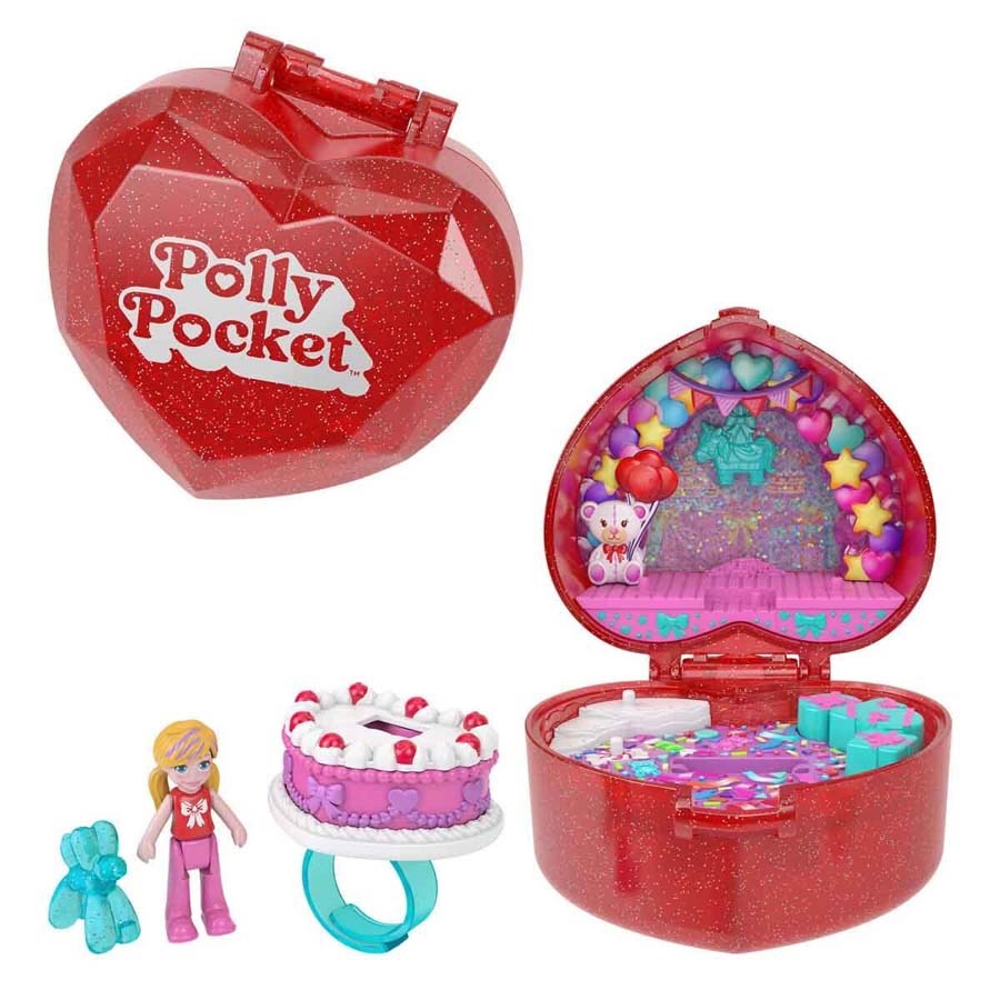 Polly Pocket Mattel 80. Yıl Yüzük Kutusu Oyun Seti 