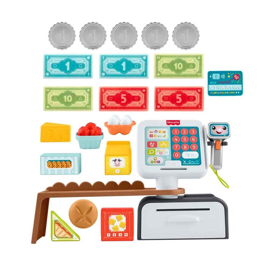 Fisher Price Sesli Eğlen Ve Öğren Market Kasası 