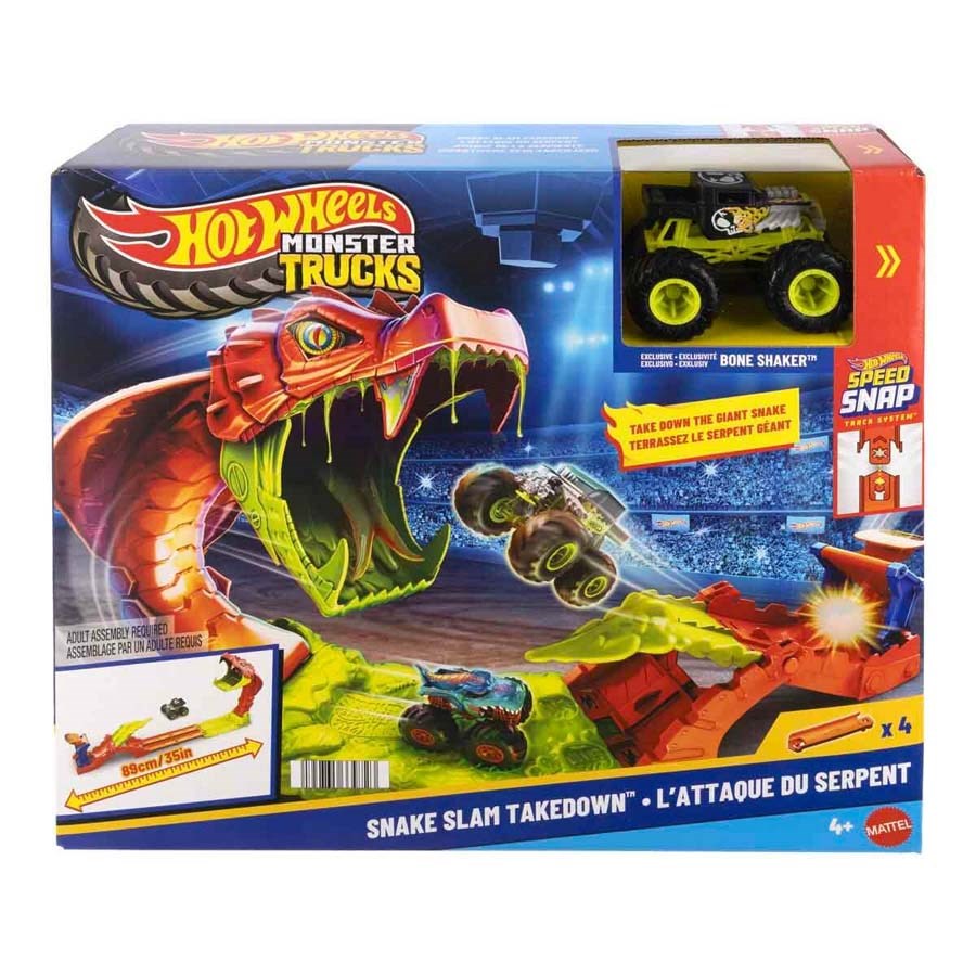 Hot Wheels Monster Trucks Snake Bite Güç Darbesi 