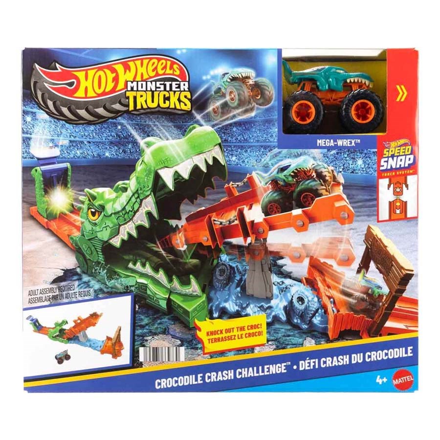 Hot Wheels Monster Trucks Timsahı Devir Oyun Seti 