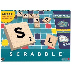 Scrabble Orijinal Ahşap İkisi Bir Arada Türkçe