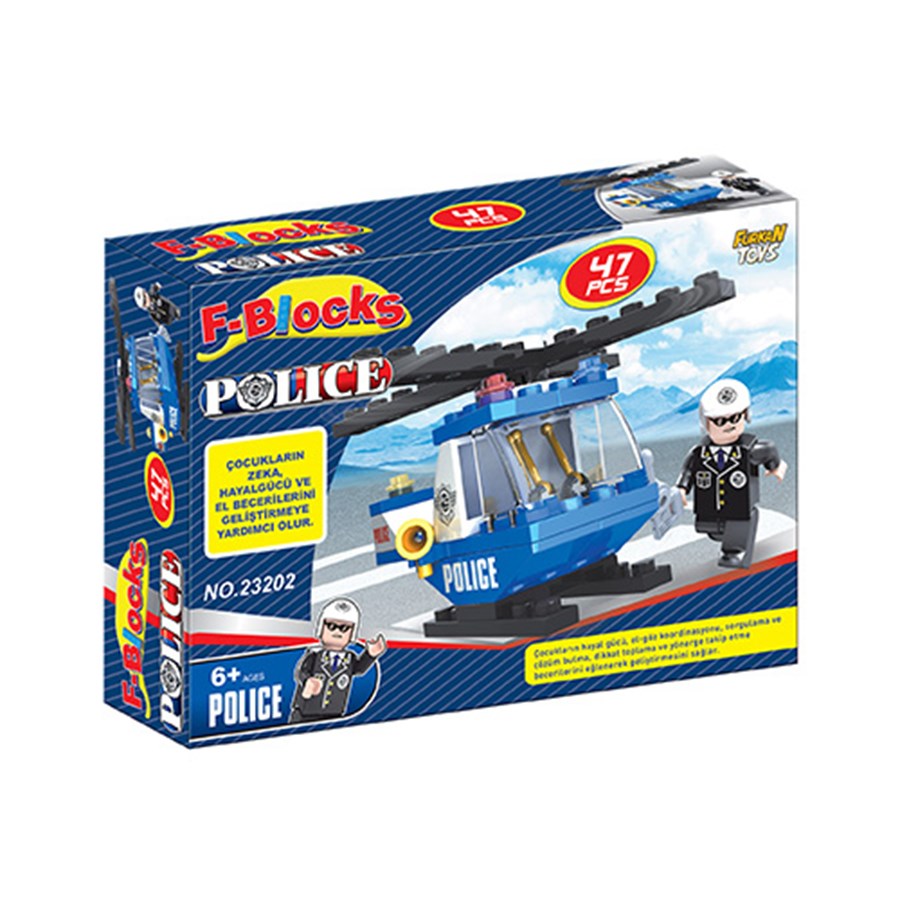 F Blocks Polis Seti 47 Parça 