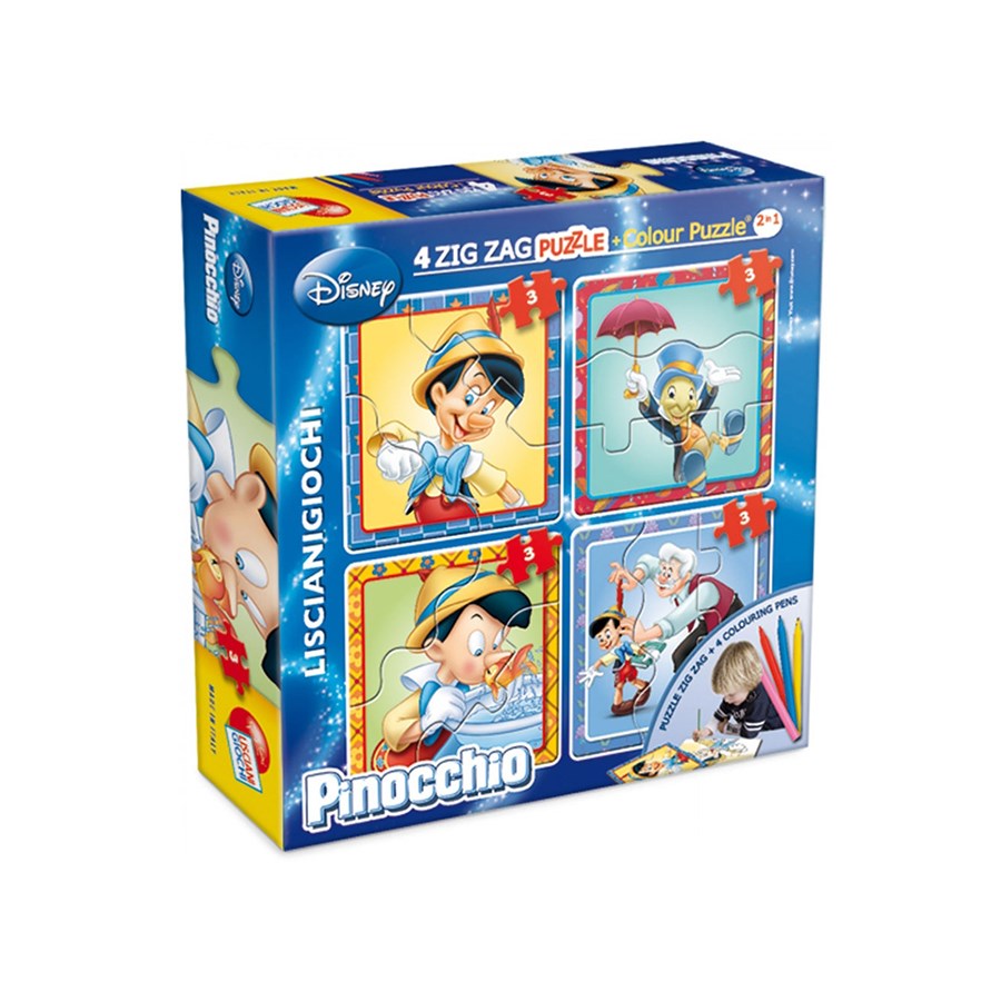 Büyük Parçalı Pinokyo Puzzle 