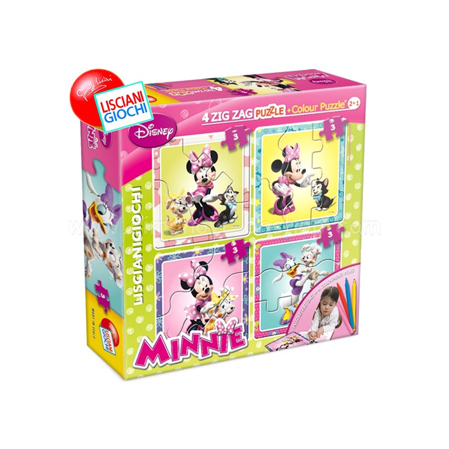 Büyük Parçalı Minnie Puzzle 
