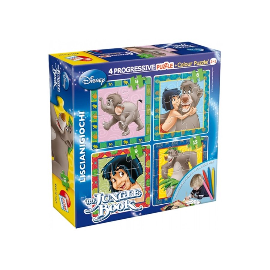 Büyük Parçalı The Jungle Book Puzzle 