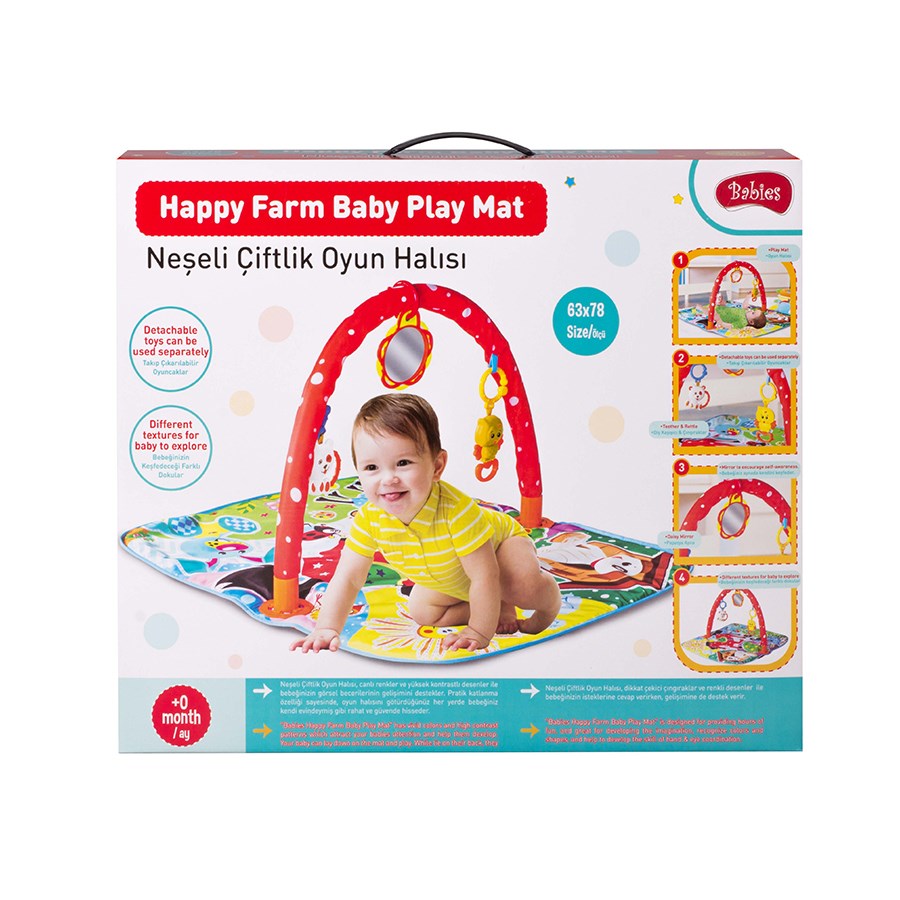 Babies Neşeli Çiftlik Oyun Halısı 