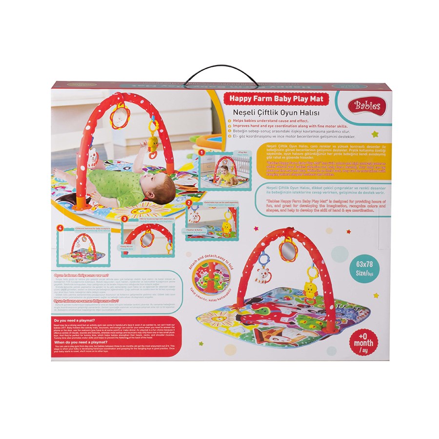 Babies Neşeli Çiftlik Oyun Halısı 