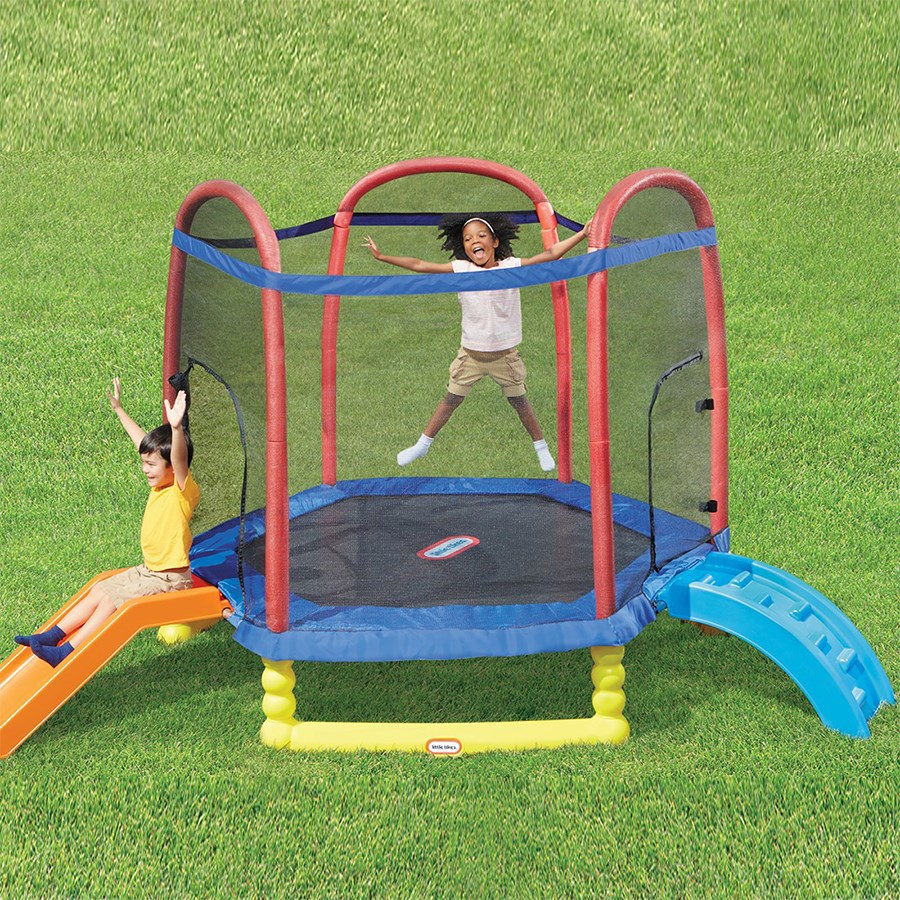 Little Tikes Kaydıraklı Trambolin 