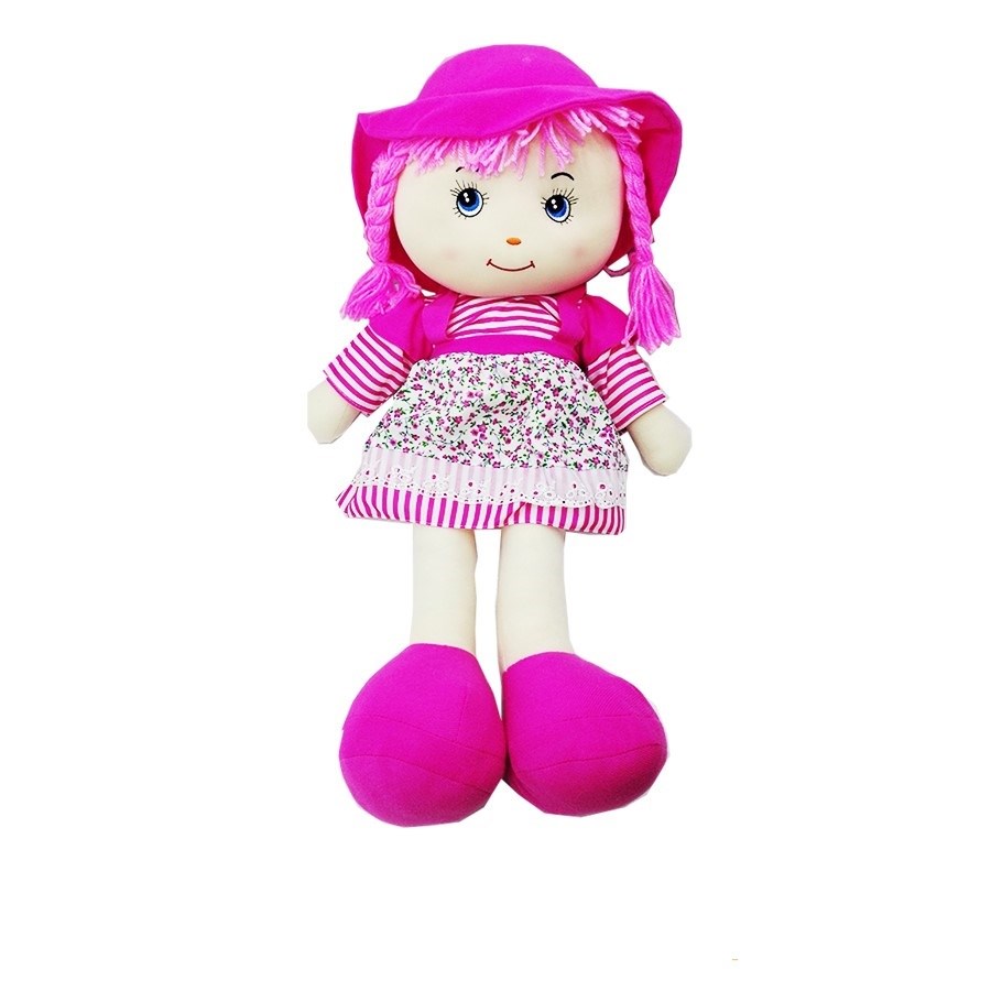 Örgülü Büyük Şapkalı Bebek 