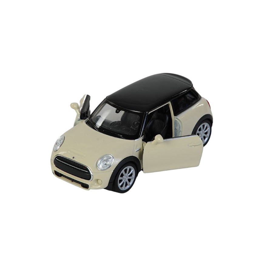 Welly Metal Mini Cooper Krem/