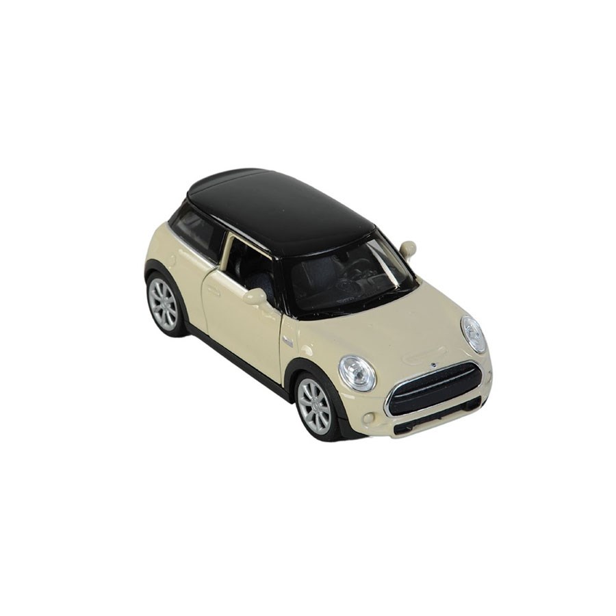 Welly Metal Mini Cooper Krem/