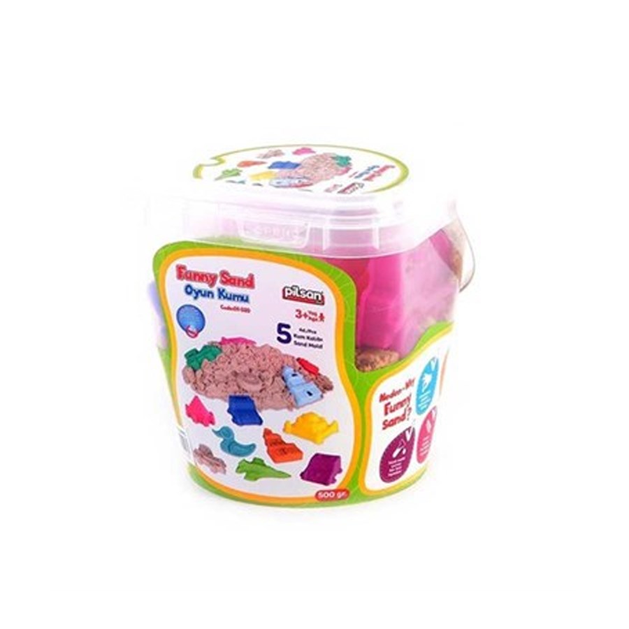 Pilsan Funny Sand Oyun Kumu 5 Kalıp (500gr) Kovalı 