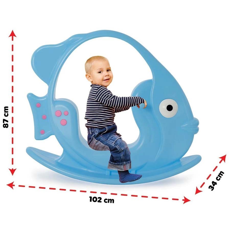 Pilsan Sallanan Balık-Açık Mavi 