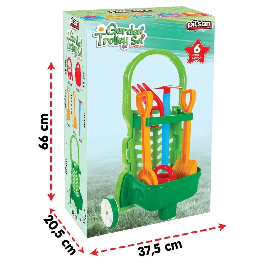 Pilsan Arabalı Bahçe Seti 