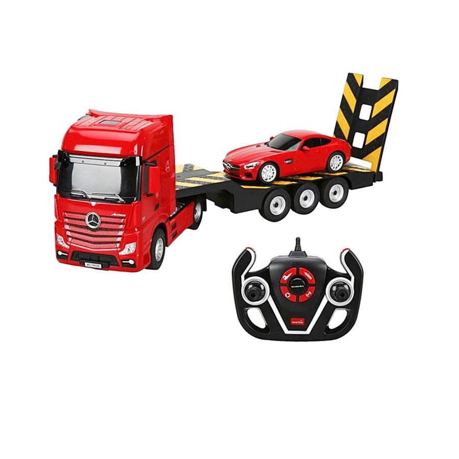 1:26 Mercedes-Benz Actros Uzaktan Kumandalı Tır Kırmızı