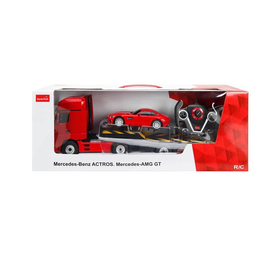 1:26 Mercedes-Benz Actros Uzaktan Kumandalı Tır Kırmızı