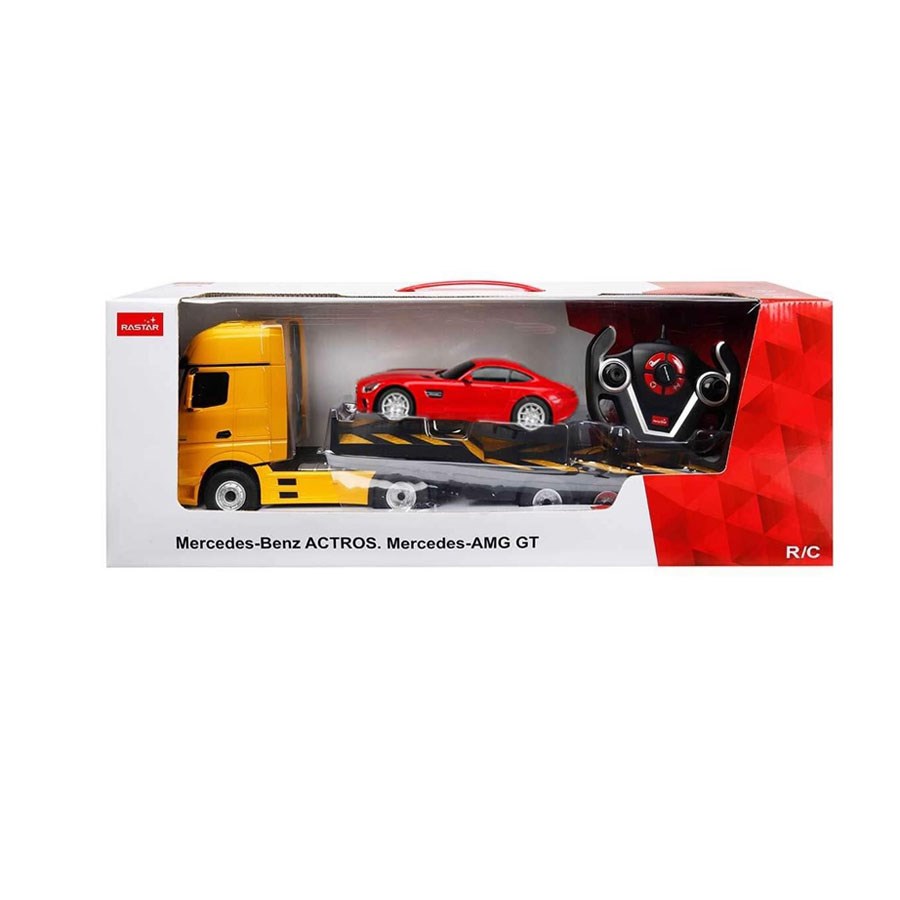 1:26 Mercedes-Benz Actros Uzaktan Kumandalı Tır Sarı