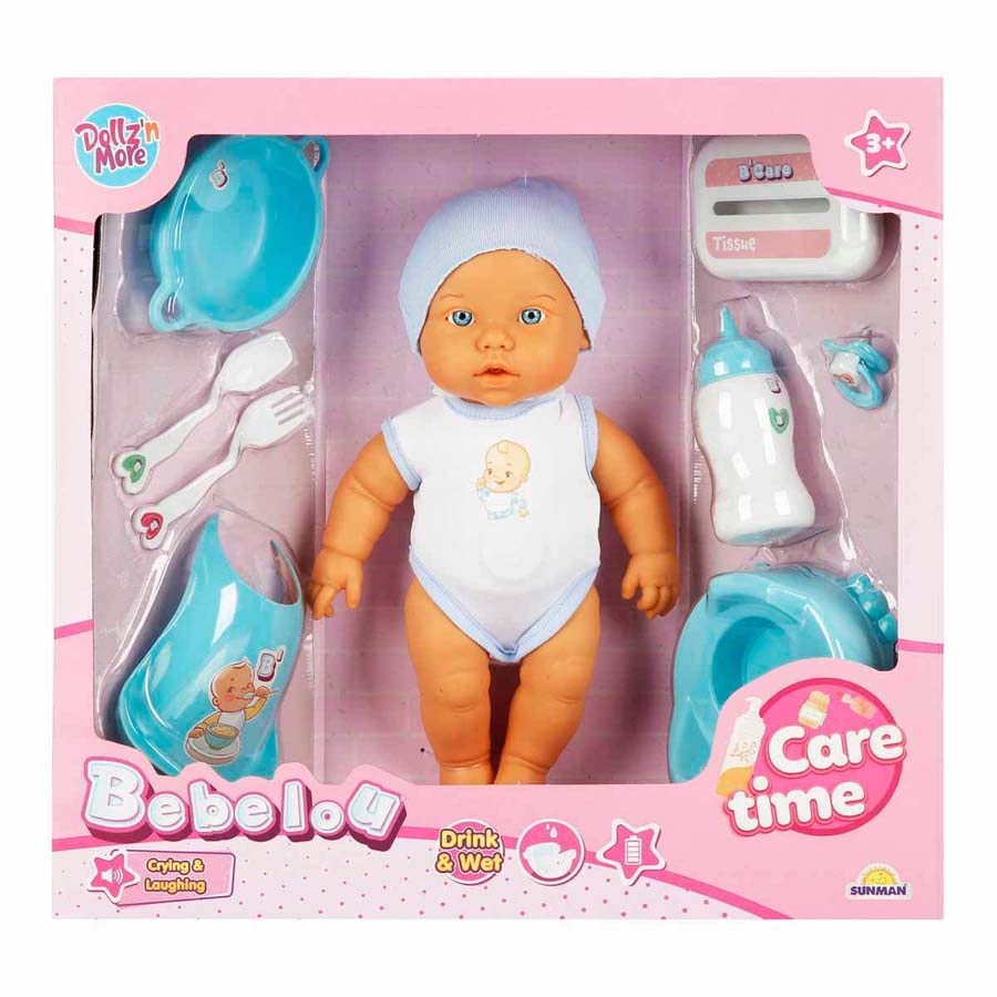 Bebelou Bakım Zamanı Bebek Seti 