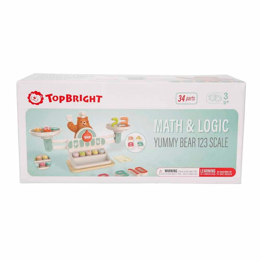 Woody Ahşap Manyetik Terazi Alışveriş Oyunu 34 Prç 