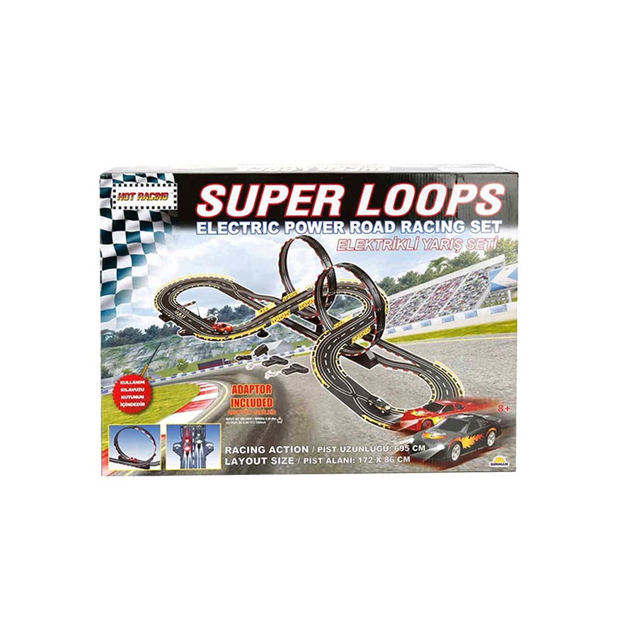 Yarış Set Eletrikli Süper Loops 