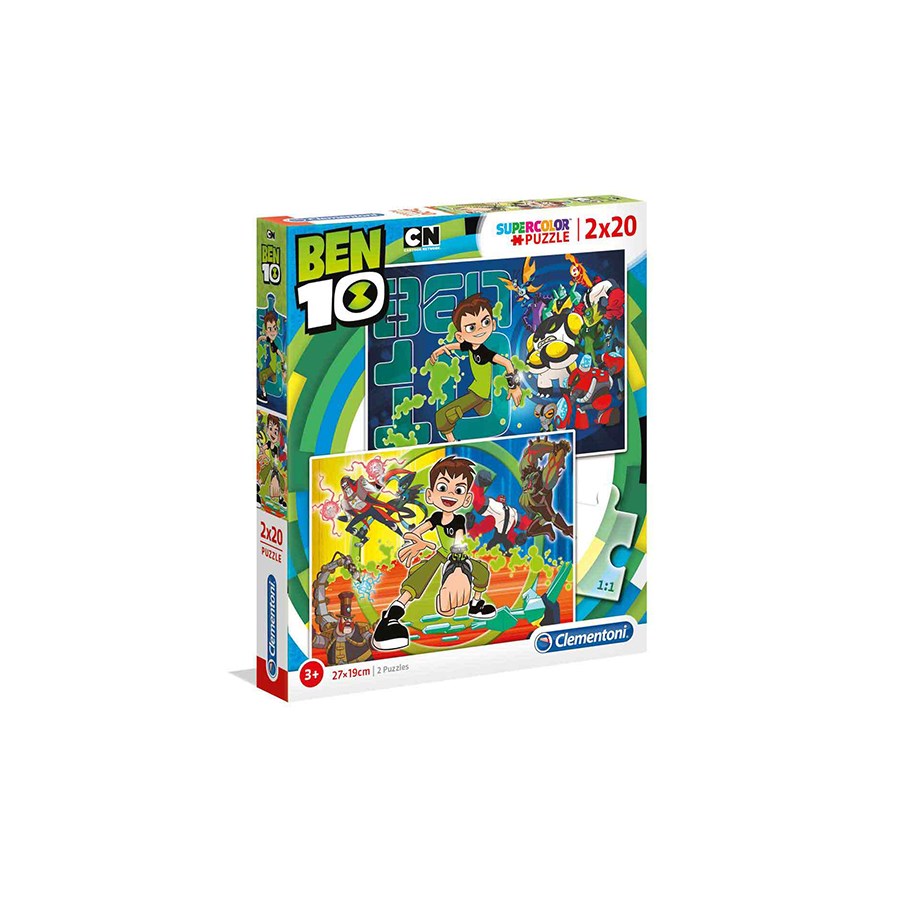 Ben 10 Puzzle 2x20 Parça 