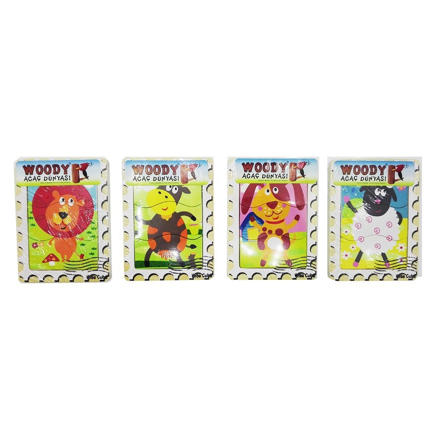 Tahta Puzzle Hayvanlı 
