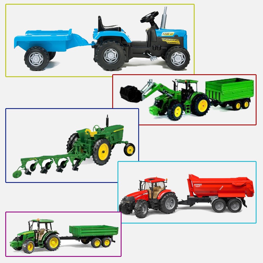 Çiftlik Set Traktör Arkalı (Green Farm) 
