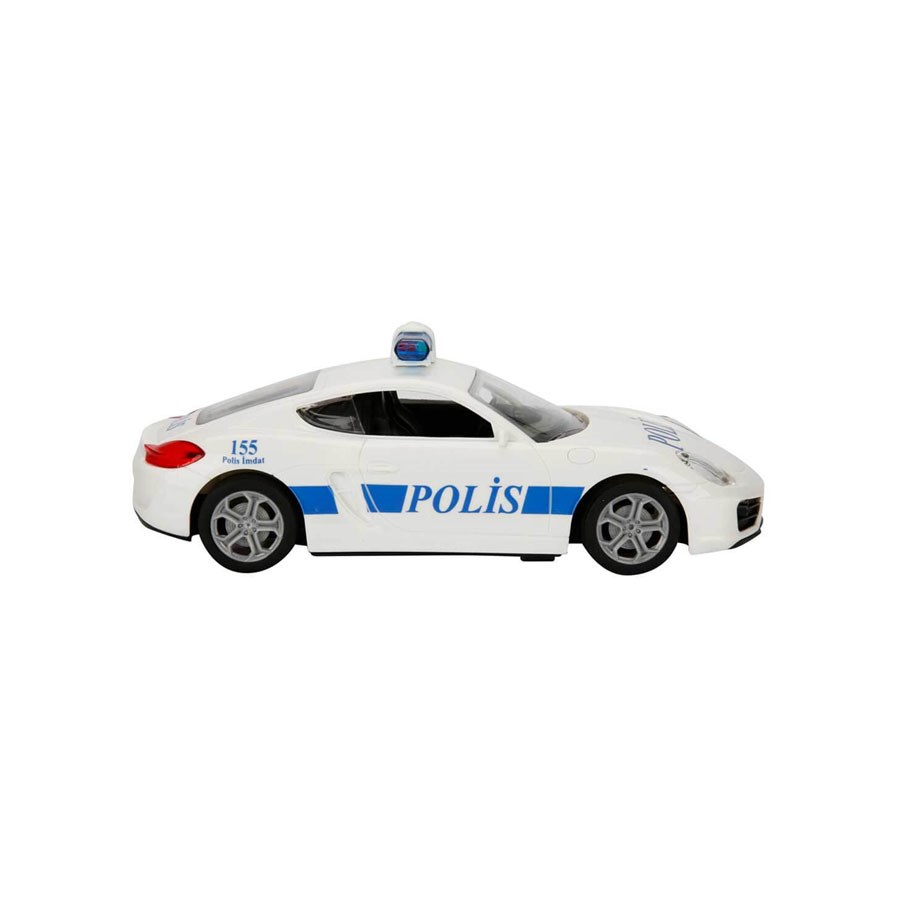 Uzaktan Kumandalı Polis Arabası Beyaz-1