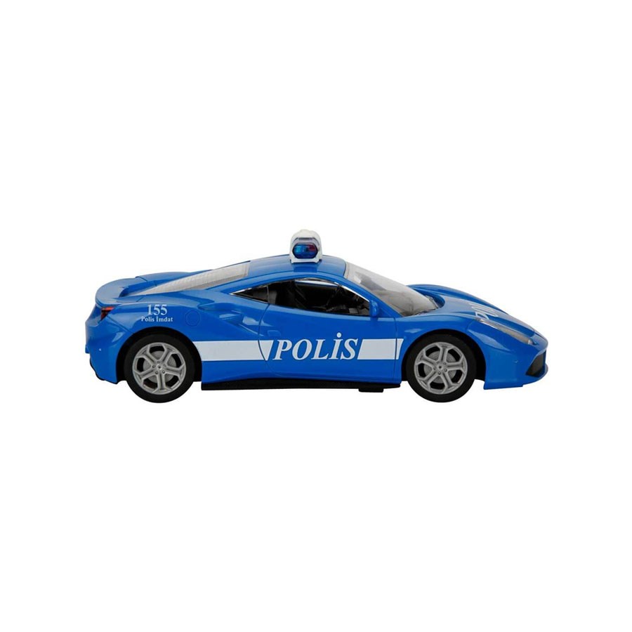 Uzaktan Kumandalı Polis Arabası Mavi-2