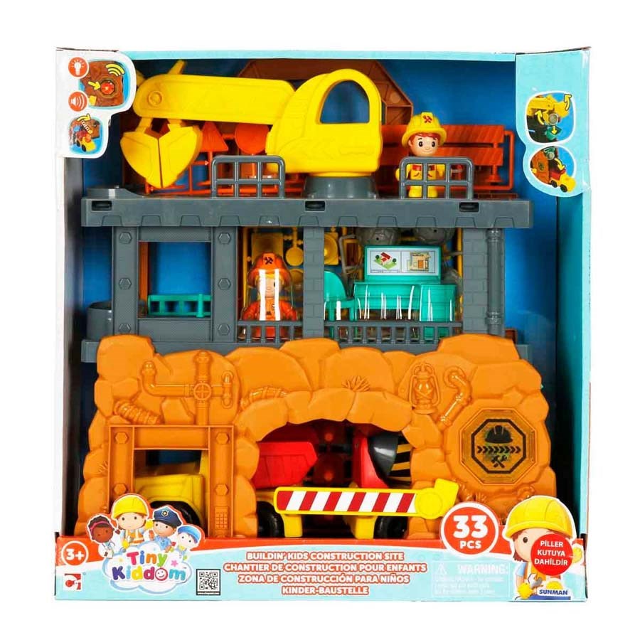 Sesli Ve Işıklı İnşaat Sahası Oyun Seti 