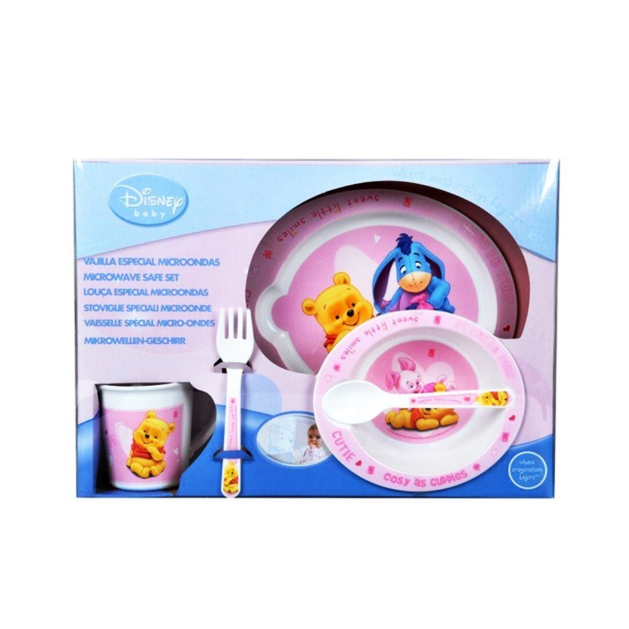 Sofra Set Kutuda Pooh (Dbaby) Pembe 