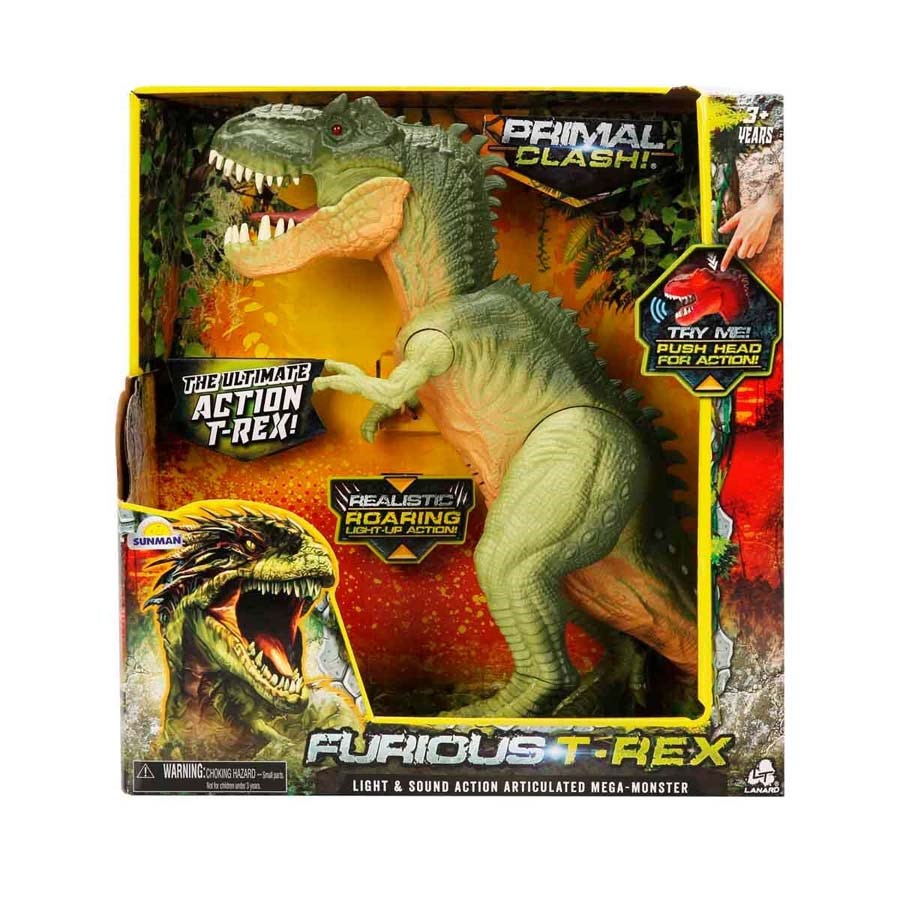 Sesli ve Işıklı Dinozor Figürü 33 Cm. 