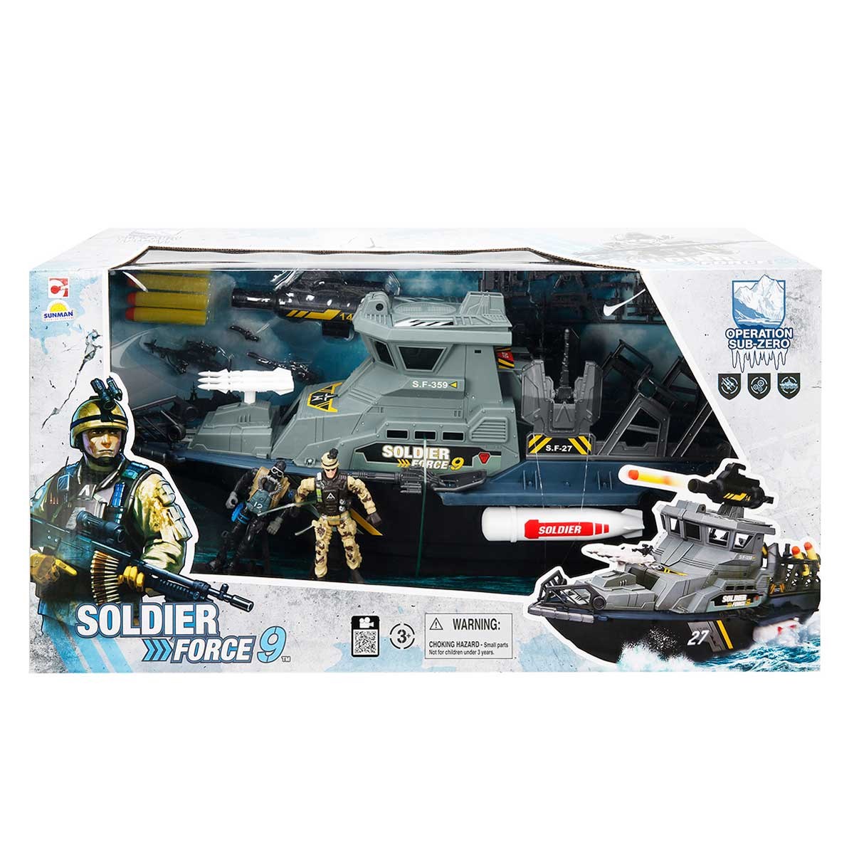Asker Oyun Set Soldier Navy Launch 