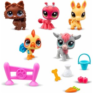 LPS Minişler 5li Figür Seti S1/MİNİŞLER ÇİFTLİKTE
