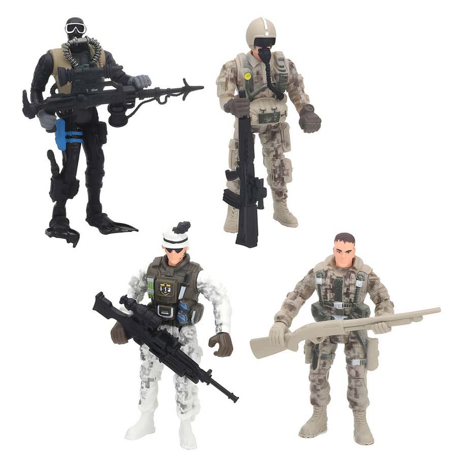 Soldier Force 4 Lü Asker Figür Seti 