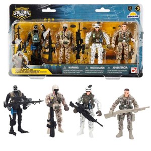 Soldier Force 4 Lü Asker Figür Seti